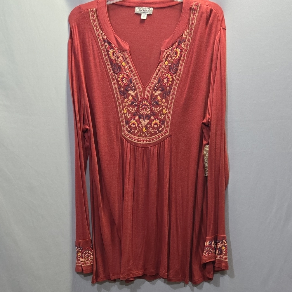 Womens Plus NWT Boho Tunic Size 1X